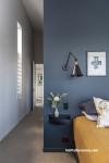 Master bedroom, bedroom featuring Resene Coast