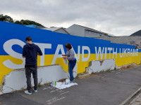 Wellington glows yellow and blue for the Ukraine
