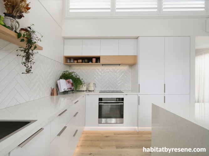 Resene white kitchen