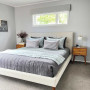 Master bedroom, bright bedroom, light