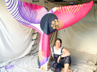Artist Kate Hursthouse on the inspiration behind her Resene Whale Tail