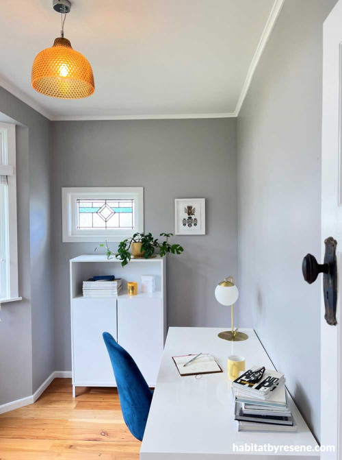 study, desk, workplace