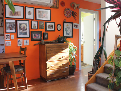 A maximalist mid-century home brought to life with colour and hard work