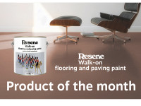 Resene Product of the Month: Walk-on flooring and paving paint Resene Product of the Month: Walk-on flooring and paving paint