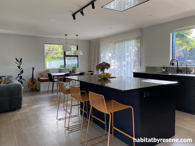 Kitchen, neutral kitchen, kitchen featuring Resene Barely There