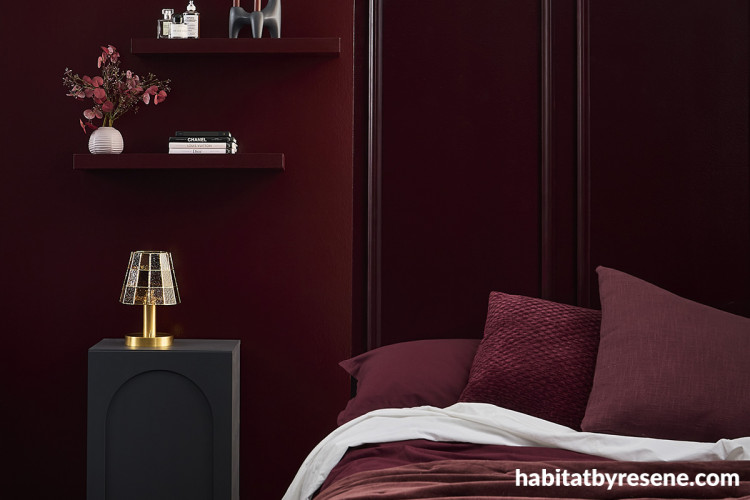 Red Spitfire bedroom