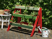 Build your own tiered strawberry planter 