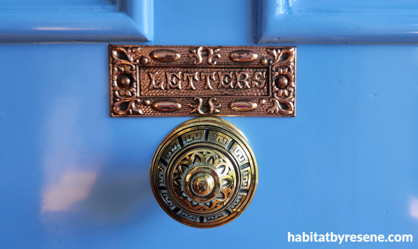 Door, blue door, door featuring Resene Jordy Blue