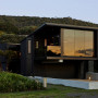House exterior, dark house exterior, dark house exterior featuring Resene Woodsman Pitch Black