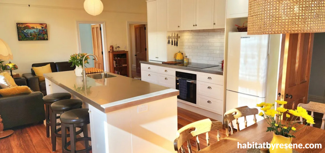 Kitchen, neutral kitchen, neutral kitchen with wooden features