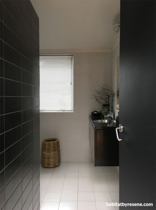 grey, white, black, neutrals, bathroom