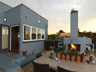 1 house, 4 ways: exterior 1 house, 4 ways: exterior