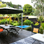 Outdoor dining, fences, paint ideas, exterior paint, fencing