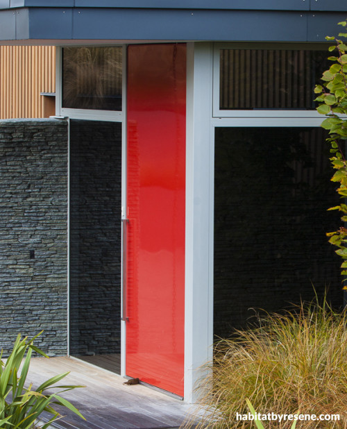 Red, front door, red door