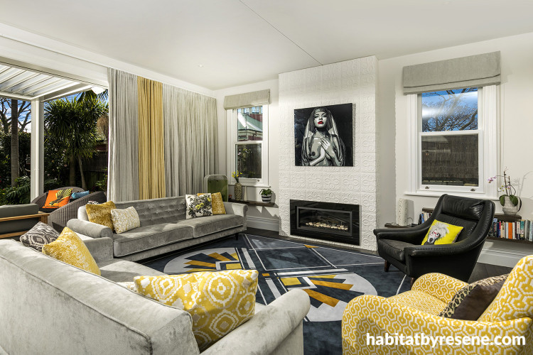 neutrals, living room, white