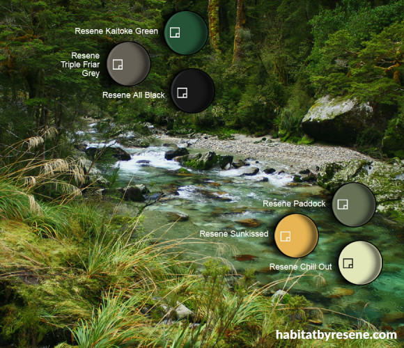 nature colours, forest colours, green inspiration, green decor