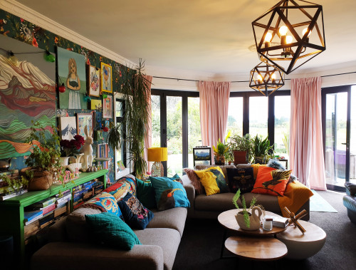 living room inspiration, wallpaper inspiration, colourful interior ideas, wallpaper feature, resene