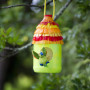 Bird feeder, kids, children, DIY, garden, Resene testpots, green, outdoors
