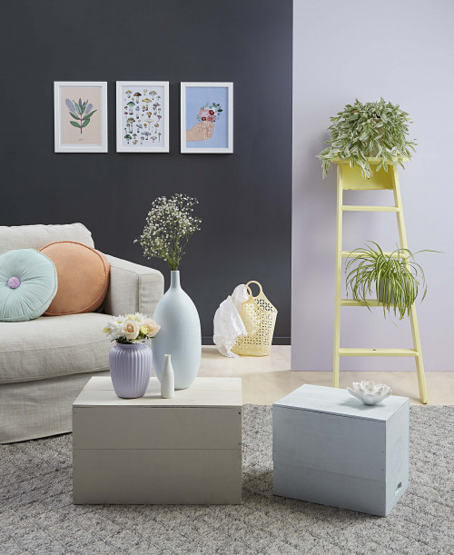 scandi living room, scandi furniture, pastel living room, pastel decorating, resene