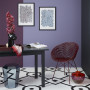purple decorating, decorating with purple, purple decor, purple interior, resene