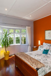 Corrine and Emanuel’s bungalow goes bold with colour