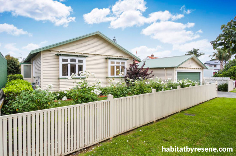 exterior, white, neutrals, green, cream