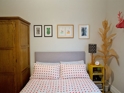 Douglas and Shelley’s neutral haven is filled with creative touches 