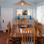 blue dining room, resene cut glass, sea cottage