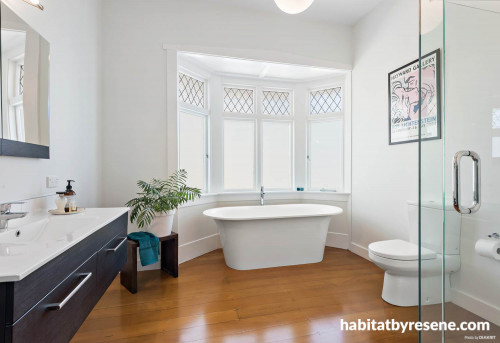 bathroom, white bathroom, freestanding bath, neutral bathroom, family bathroom