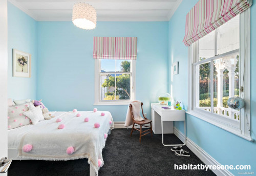 childrens bedroom, kids bedroom, blue bedroom, girls bedroom, pastel blue bedroom
