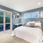 bedroom, boys bedroom, blue bedroom, blue and white bedroom, coastal bedroom