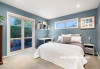 bedroom, boys bedroom, blue bedroom, blue and white bedroom, coastal bedroom 