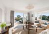 living room, lounge, white lounge, white living room, indoor outdoor flow, neutral lounge 