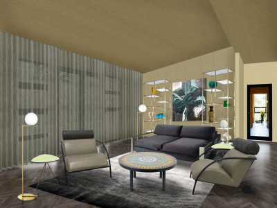 2 rooms, 4 designer looks