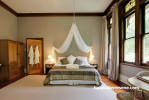 villa, bedroom, neutrals, brown bedroom, villa bedroom, vintage, renovation 
