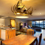 kitchen, dining room, lounge, living room, open-plan living, neutral colour scheme
