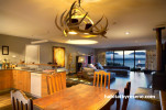 kitchen, dining room, lounge, living room, open-plan living, neutral colour scheme 