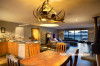 kitchen, dining room, lounge, living room, open-plan living, neutral colour scheme 