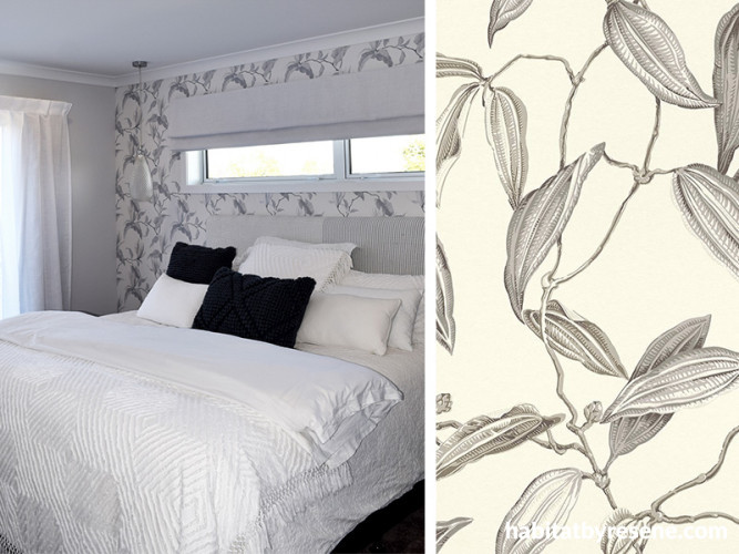 wallpaper inspiration, wallpaper ideas, bedroom inspiration, wallpaper feature, bedroom ideas