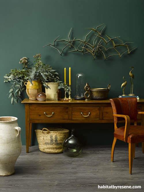 vintage interior ideas, green interior inspiration, green interior ideas, vintage decor inspiration