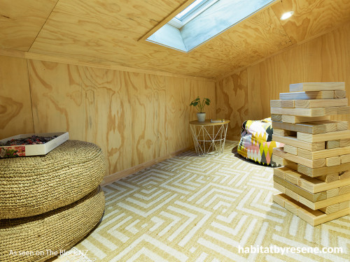 kids bedroom, childrens bedroom, loft, kids loft, plywood loft, giant jenga