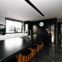 black and white interior, black kitchen ideas, black interior inspiration, kitchen inspiration