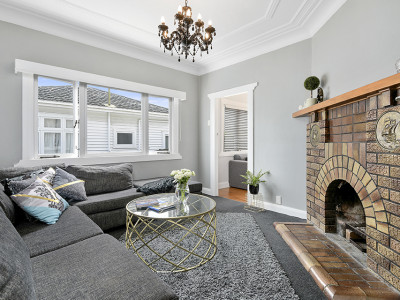 Luke and Casey's character bungalow goes grey and gorgeous