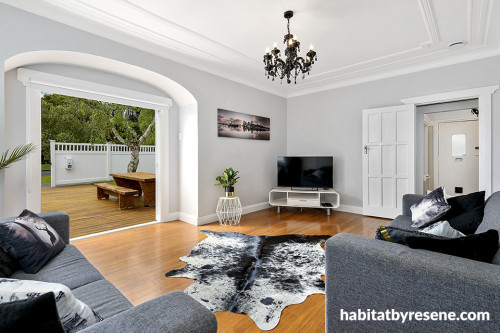 living room, white, grey, neutrals