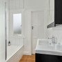 white, bathroom, neutrals