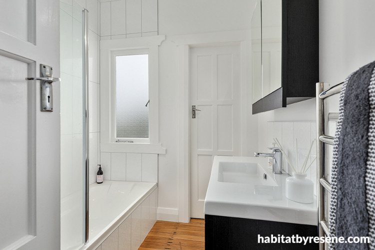 white, bathroom, neutrals