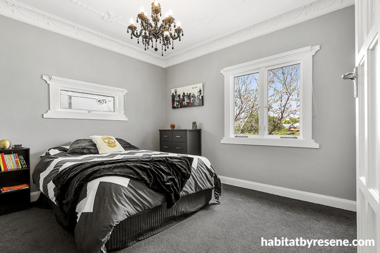 grey, bedroom, grey bedroom, grey bedrooms, bungalow