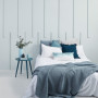 bedroom inspiration, bedroom ideas, bach interior ideas, bach interior inspiration, blue bedroom