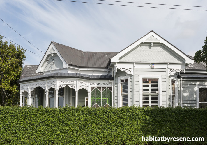 house exterior, white exterior, grey house, grey exterior, villa, grey villa, villa exterior