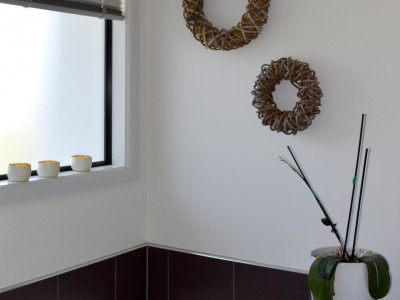 Jo and Mike’s family home is a haven of earthy tones